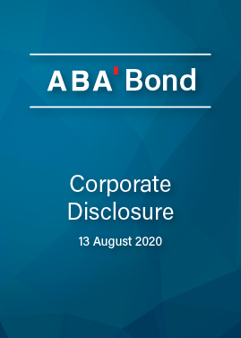 ABA Bond 13 August 2020