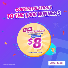 1000 winners from ABA KHQR at AEON dt