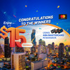 Applause​ to​ the​ winners​ of​ the​ “Enjoy​ up​ to​ $15​ cashback​ with​ ABA​ Mastercard​ in​ Bangkok”​ promotion
