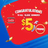 Congratulations​ to​ the​ winners​ of​ “Pay​ with​ ABA​ KHQR​ at​ Lucky​ Supermarket​ and​ Lucky​ Express​ to​ get​ $5​ cashback”​ promotion