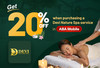Enjoy​ 20%​ off​ on​ any​ massage​ at​ Devi​ Nature​ Spa​ with​ ABA​ Mobile!