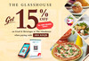 Get​ 15%​ off​ on​ food​ &​ beverages​ at​ The​ Glasshouse​ Siem​ Reap​ for​ ABA​ Mobile​ users​