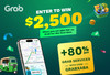 Enjoy​ a​ special​ 80%​ discount​ on​ all​ Grab​ services​ and​ a​ chance​ to​ win​ a​ $2,500​ cash​ prize​ when​ paying​ with​ ABA​ PAY!