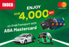 Enjoy​ KHR​ 4,000​ off​ on​ GrabTransport​ with​ ABA​ Mastercard