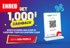Get​ KHR​ 1,000​ cashback​ for​ every​ purchase​ from​ your​ ABA​ Mobile​