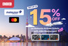 Get​ up​ to​ 15%​ off​ on​ Malaysia​ Airlines​ tickets​ and​ with​ ABA​ Mastercard