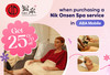 Get 25% off any massages at Nik Onsen Spa with ABA Mobile!