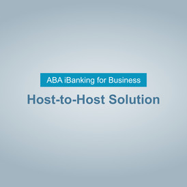 ABA offers Host-to-Host solution 1