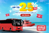 Get​ up​ to​ 25%​ discount​ on​ bus​ or​ ferry​ tickets​ from​ redBus​ with​ ABA​ Mobile