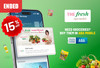 Enjoy​ 15%​ discount​ on​ THE​ fresh​ with​ ABA​ Mobile