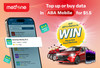 Top​ up​ or​ buy​ data​ for​ $1.5​ in​ ABA​ Mobile​ to​ get​ a​ chance​ to​ win​ big​ prizes​ from​ Metfone