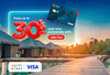 Save​ up​ to​ 30%​ on​ your​ accommodation​ budget​ with ABA​ Visa​ card