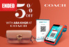 Get​ a​ 5%​ discount​ at​ COACH​ when​ paying with​ ABA​ KHQR