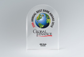 ABA​ ទទួល​បាន​ពាន​ ធនាគារ​ដ៏​ឆ្នើម​បំផុត ​នៅ​កម្ពុជា​ប្រចាំឆ្នាំ​២០១៨​ ពី​ Global​ Finance