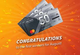 Announcing the first winners of the latest Mastercard Platinum promotion!