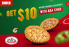 Enjoy​ instant​ $10​ discount​ at​ The​ Pizza​ Company​ when​ paying​ with​ ABA​ KHQR