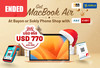 Buy​ MacBook​ Air​ with​ M1​ chip​ for​ USD​ 770​ only​ with​ ABA​ KHQR