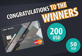 New winners of Platinum MasterCard Promotion!