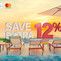 Save EXTRA 12% when booking hotels with Mastercard