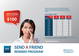 Send a friend and get cash bonus up to $100!​​