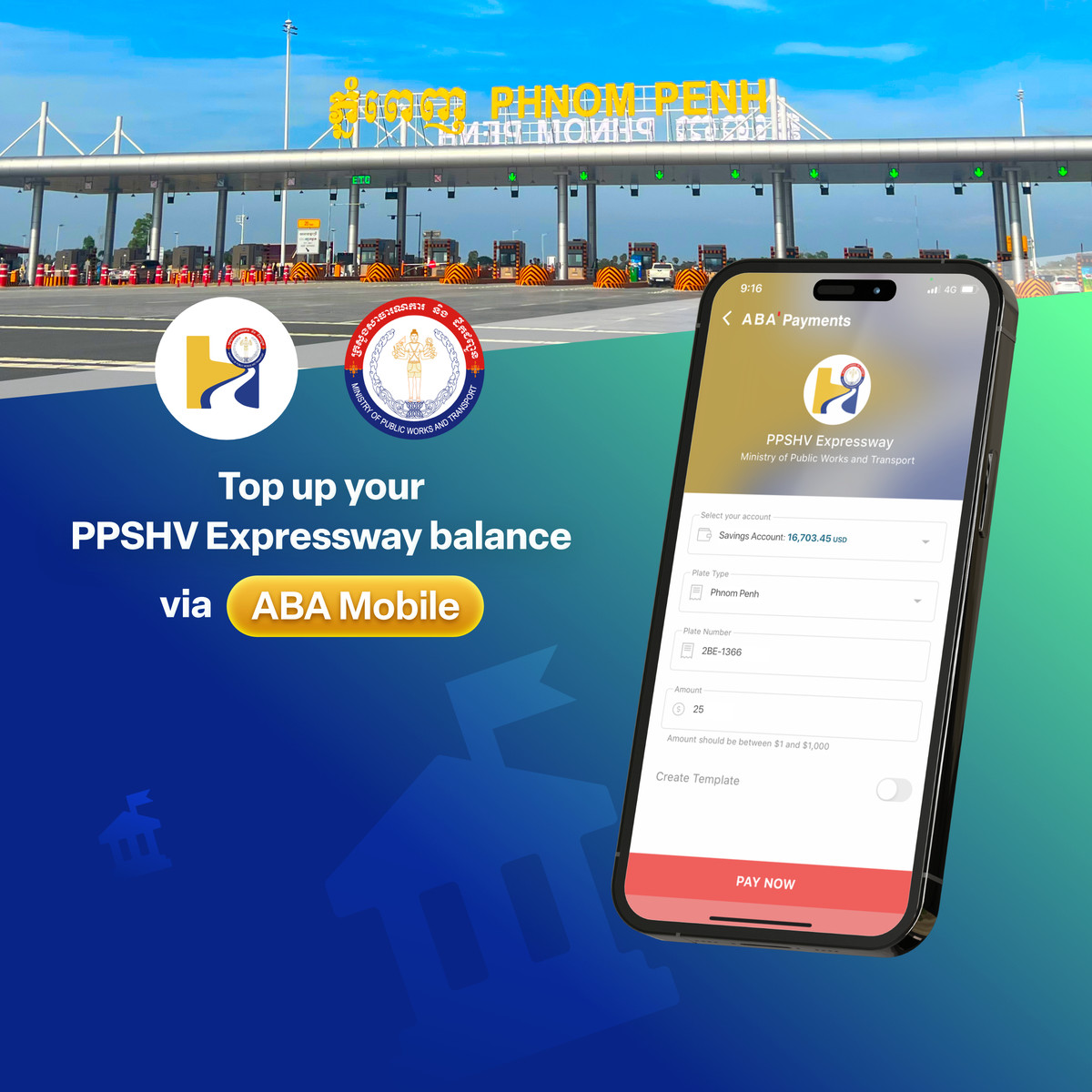ABA​ offers​ convenient​ payment​ method​ for​ PPSHV​ Expressway