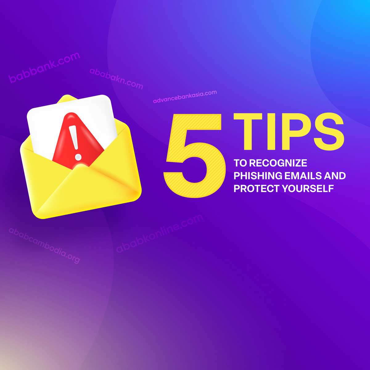 Five​ tips​ to​ recognize​ phishing​ emails​ and​ protect​ yourself